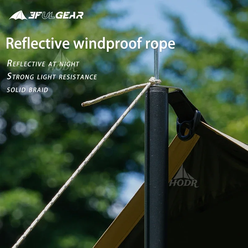3F UL GEAR Guyline 1.5mm 20M Dyneema Guy Rope Long Tent Rope Flysheet Canopy Tarp Shelters Securing Canopy Awnings