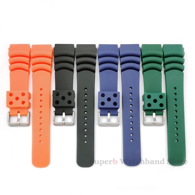 Universal Waterproof Silicone Sport Strap for Watchband Replacement – 20/22mm