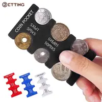 Coin Dispenser Coin Collection Purse Wallet Organizer Holder For Car Coin Changer Holder Mini Japan Coin Dispenser PP StorageBox 2