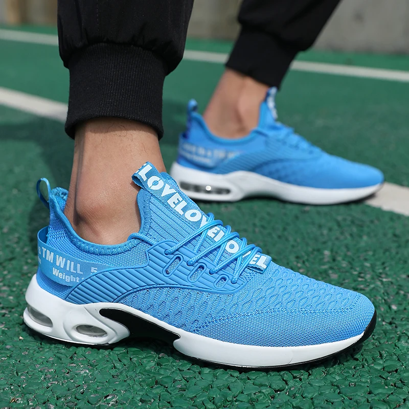 Men's Soft Sneakers Breathable Mesh Fashionable Sports Style Shoes Summer Versatile High-quality Outdoor Lightweight Tennis Shoe