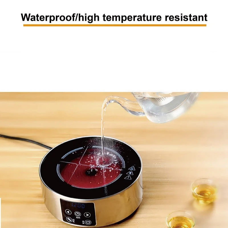 1200W Electric Ceramic Stove Timing Tea Stove Electric Hot Plate Home 13 Gear Heating Furnace Mini Tea Maker Water Boiler 220V 3