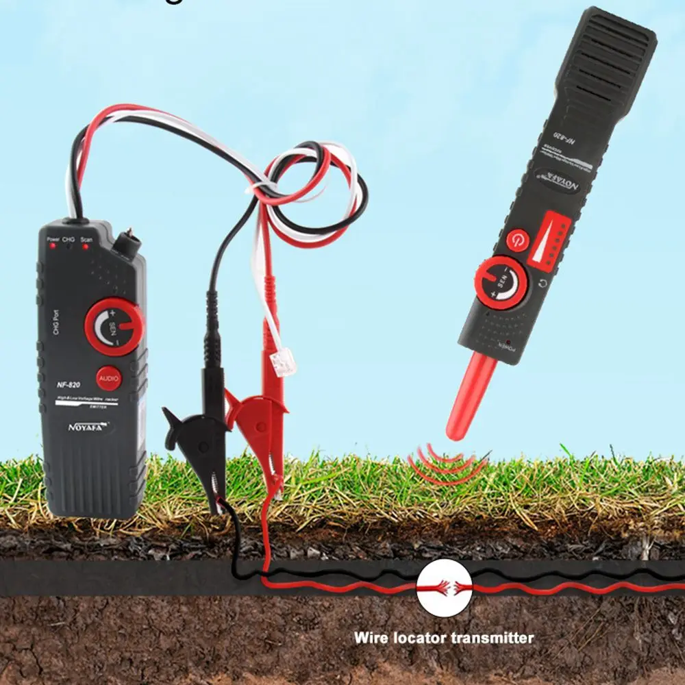 NOYAFA NF820 RJ45 RJ11 Lan Tester Voltage AntiInterference Underground