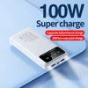 Xiaomi 50000mAh High Capacity 100W Fast Charging Power Bank Portable Charger Battery Pack Powerbank for iPhone Huawei Samsung 5