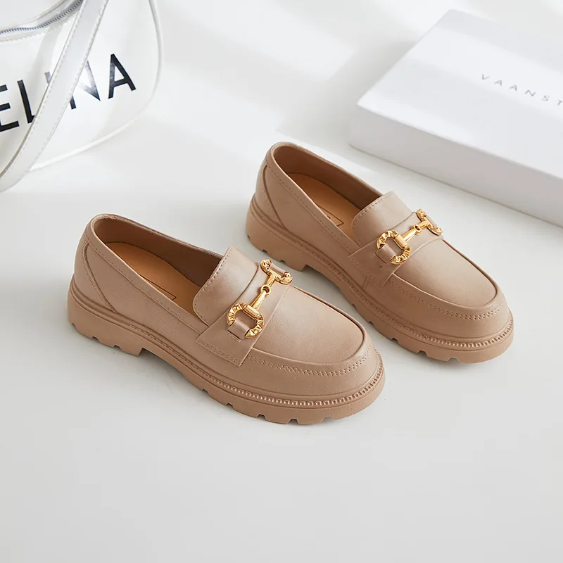Autumn Women Loafers British Style Platform Low Heel shoes Lolita Mary Jane Shoes Leisure Daily Commuting flat