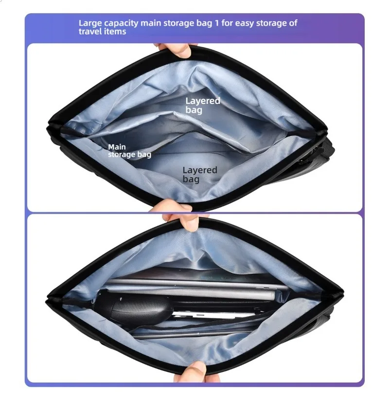 2024 New Fashion Satchel Cool Bag Men Student Shoulder Bag Boy Cycling Backpack Shoulder Crossbody Function Sports Crossbody Bag