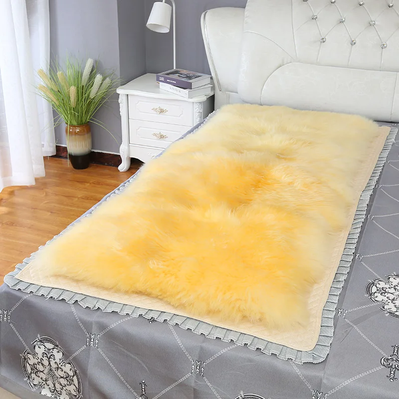 Leather mattress whole sheepskin mattress thick multi-color optional warm Wool padding