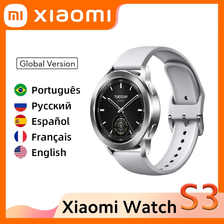 Global Version Xiaomi Watch S3 Mi Smartwatch 150+ Sports Modesa 1.43" AMOLED Display Up to 15-day Battery Life Fitness Tracker 1 Global Version Xiaomi Watch S3 Mi Smartwatch 150+ Sports Modesa 1.43" AMOLED Display Up to 15-day Battery Life Fitness Tracker 1