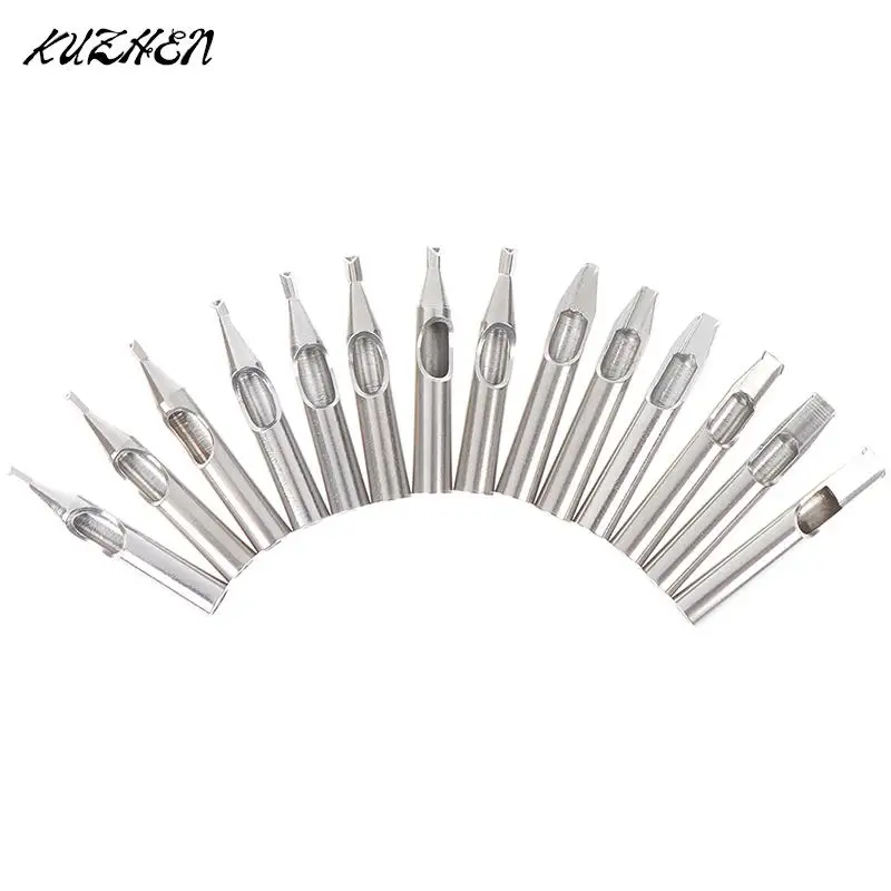 Tattoo Nozzle Tips 1PC 304 Stainless Steel Tattoo Tips Kit Diamond Tip For Needles Permanent Makeup tattoo microblading needles disposable tattoo tips