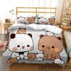 3D Print Bubu Dudu Cartoon Bear Panda Bedding Set Boys Girls Twin Queen King Size Duvet Cover Pillowcase Bed boys Adult 5