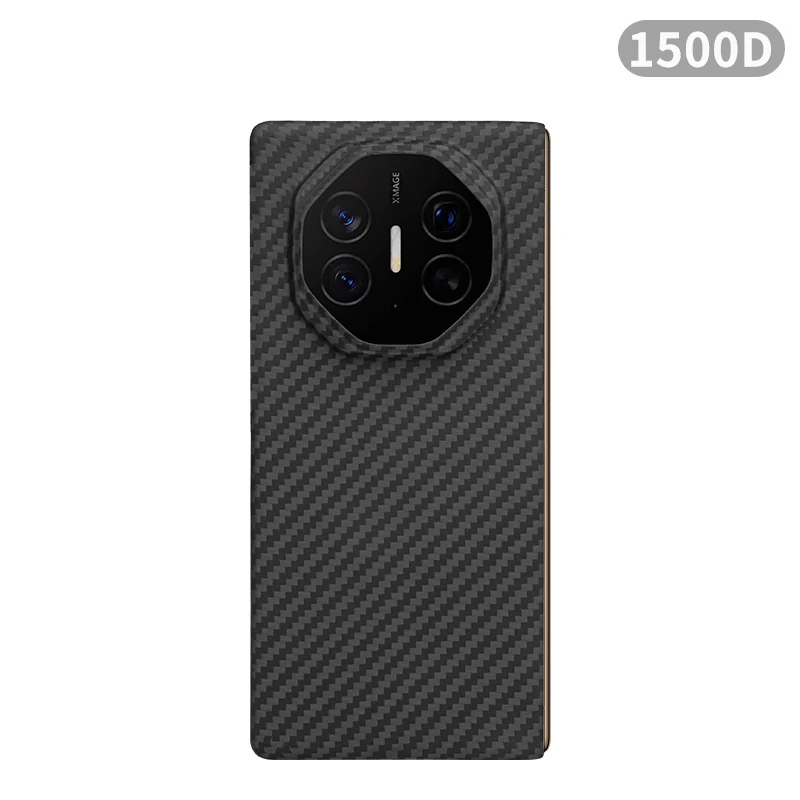 Ultra-Thin Carbon Kevlar Fiber Aramid Magnetic Case - Slim, Lightweight, Matte Black Premium Cover