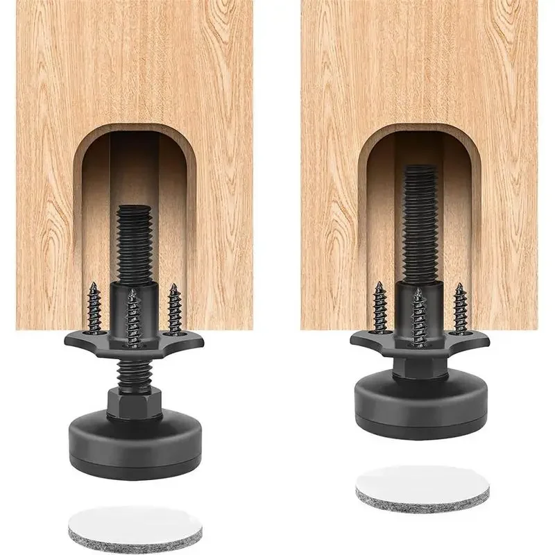 4 قطعة أقدام التسوية القابلة للتعديل الثقيلة الصلب...