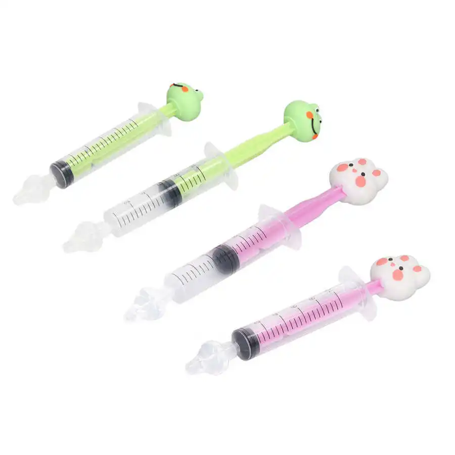 Description Picture 5 of item2pcs Baby Nasal Irrigator Cartoon Shaped Syringe Type Silicone Infant Nose Cleaner Rinsing Device