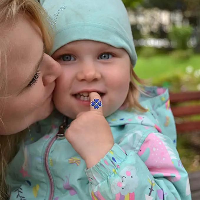 16pcs/lot Mood Rings Female Ring Niche Design Simple Children's Princess Cartoon Cute Animal Temperature Color Change Ring