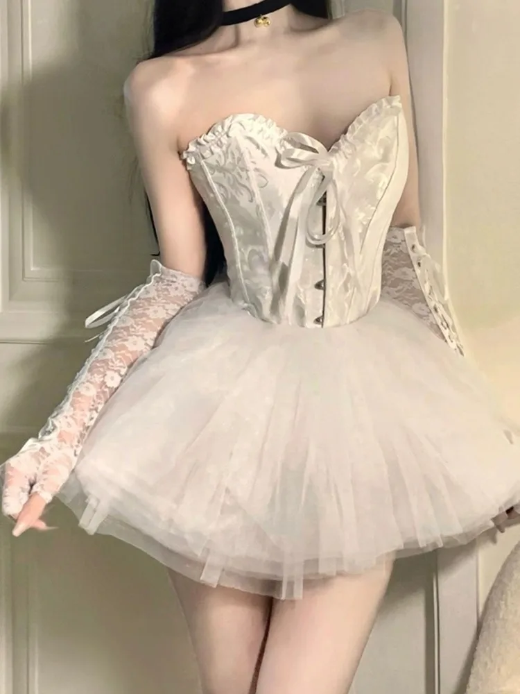 Cute Bunny Girl Cosplay Rabbit Costumes Women New Year Open Bra Crotch Sexy Women Lingerie Women Lingerie Set Women Cosplay Costume Erotic Bandage Bodysuit Plus Uniform