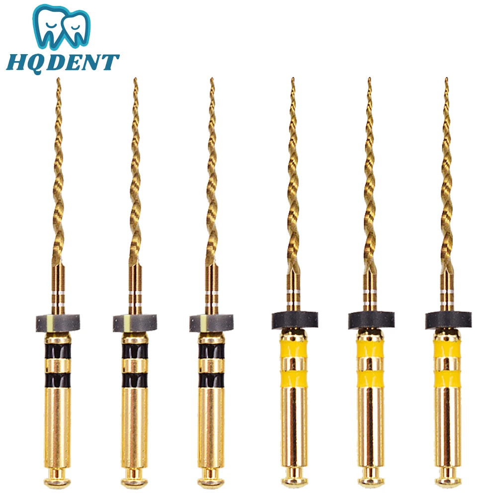 5 Boxes Dental Gold Flexible Super Endo Rotary Files Golden Endodontic