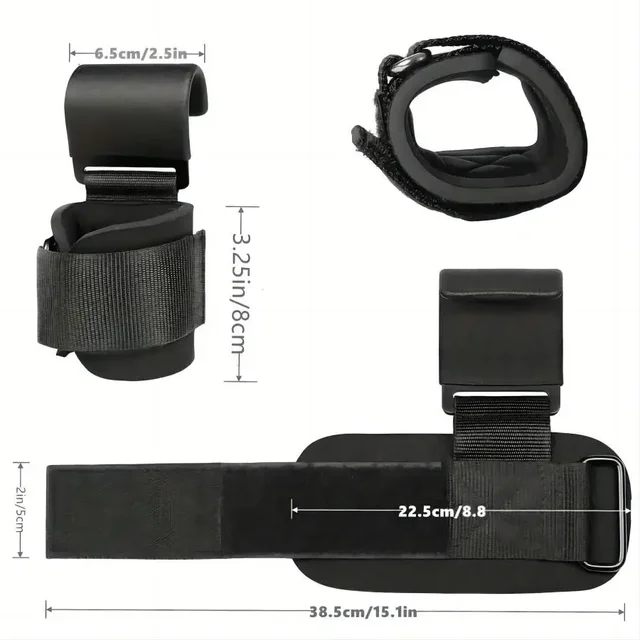 59696-ea4999.jpg TRALOW Weight Lifting Hooks Wrist Strap Hooks Weightlifting Adjustable Gym Lifting Pull-Ups Strength Training Fitness Workouts