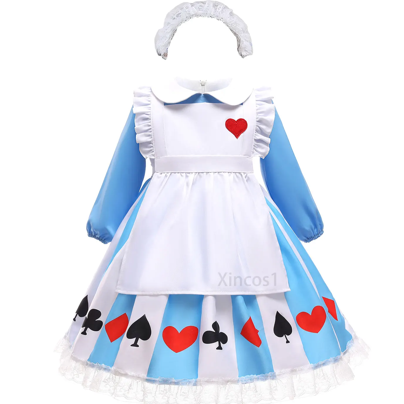 Dress Alice Nel Paese Delle Meraviglie Vestito Child Alice Nel