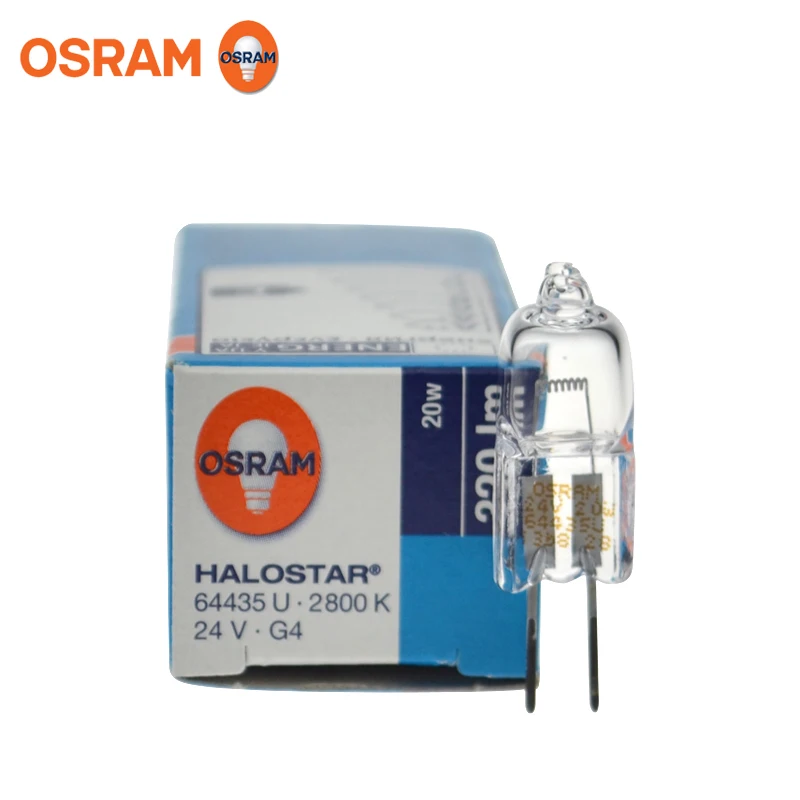 （5PCS）OSRAM 64435 / 24V20W Halogen lamp beads operating shadowless lamp bubble microscope beads s5 5 step magnification ophthalmic equipment slit lamp microscope price