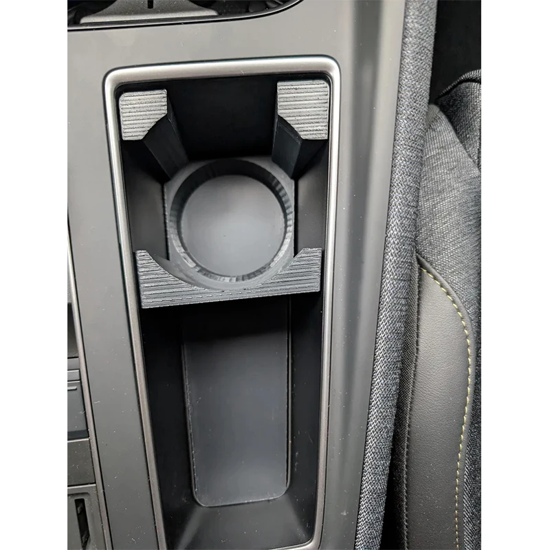 Skoda Elroq Enyaq 센터 콘솔 컵 홀더 내구성이 뛰어난 블랙 커피 컵 병 모바일 스토리지 홀더 주최자 액세서리