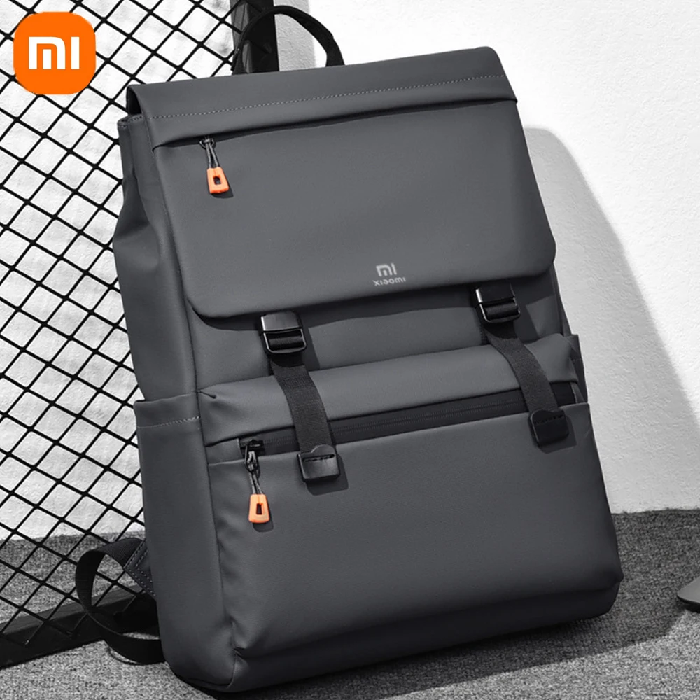 

Xiaomi Original Commuter Business Backpack Laptop PU Leather Backpacks Fashion Men Women Netbook Bag Waterproof Suitcase Bags