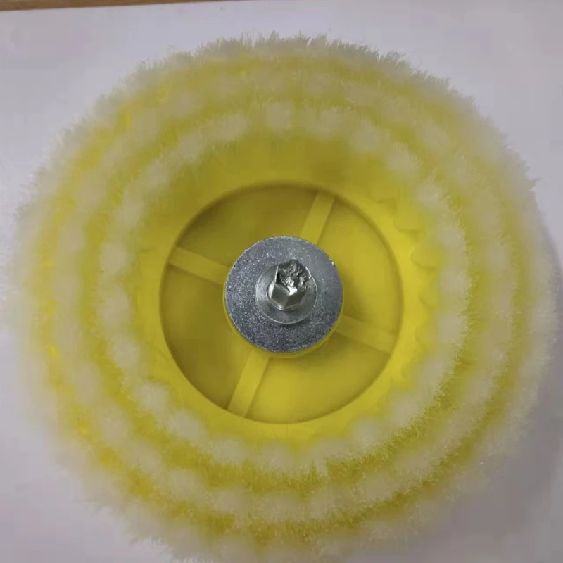 블랙 드릴 파워 스크럽 클린 브러시 가죽 플라스틱 목재 가구, 직경 150mm