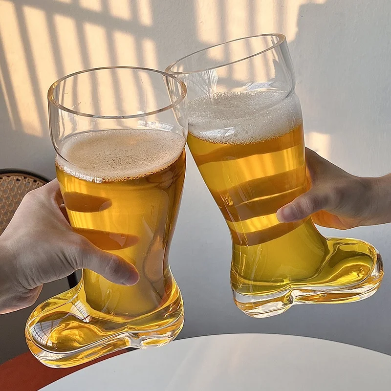 Boot Glass Cocktail Beer Cup Milk Tea Cups Simple Juice Drink Mug Drinkware Coffee Latte Cups Wine Glasses Water Bottles glass cup