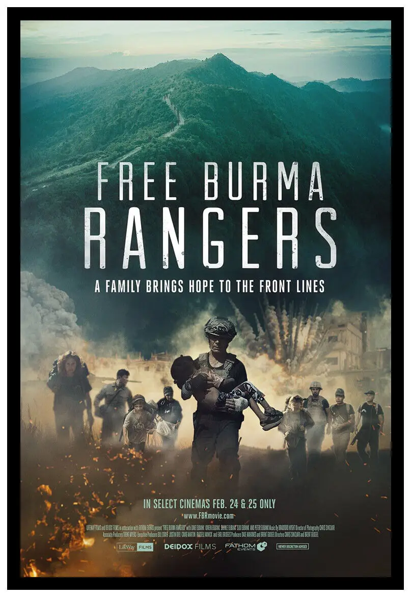 

Бесплатные бирманские рейнджеры (2020), кинопостер, печатный кинотеатр, наклейки на стену, художественная живопись