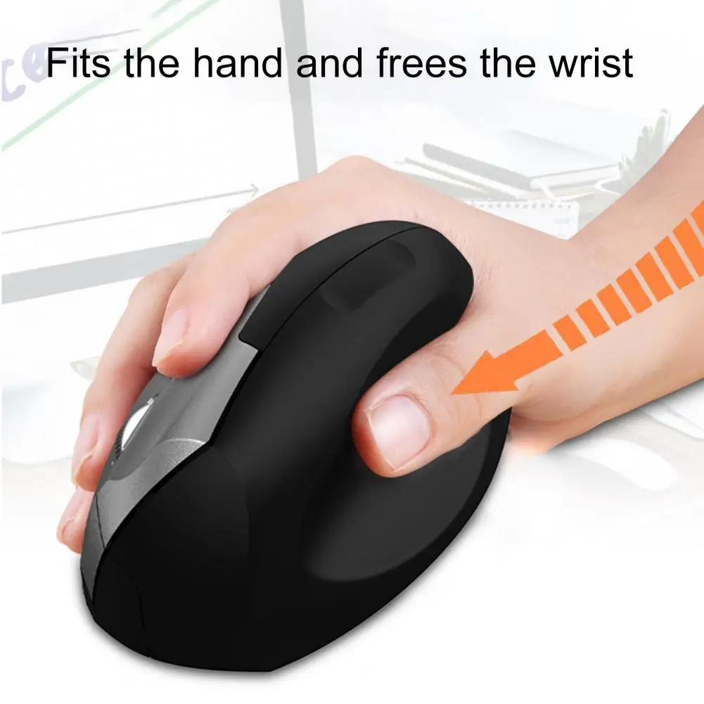 Wireless Mouse Sensitive Computer Accessories Ergonomic 2.4GHz 1200DPI