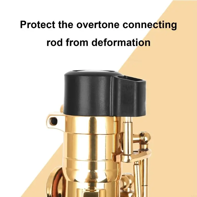 Tenors Saxophone Instrument Bent Neck Plug Anti-Bump Protective End Caps E21D 3Pcs