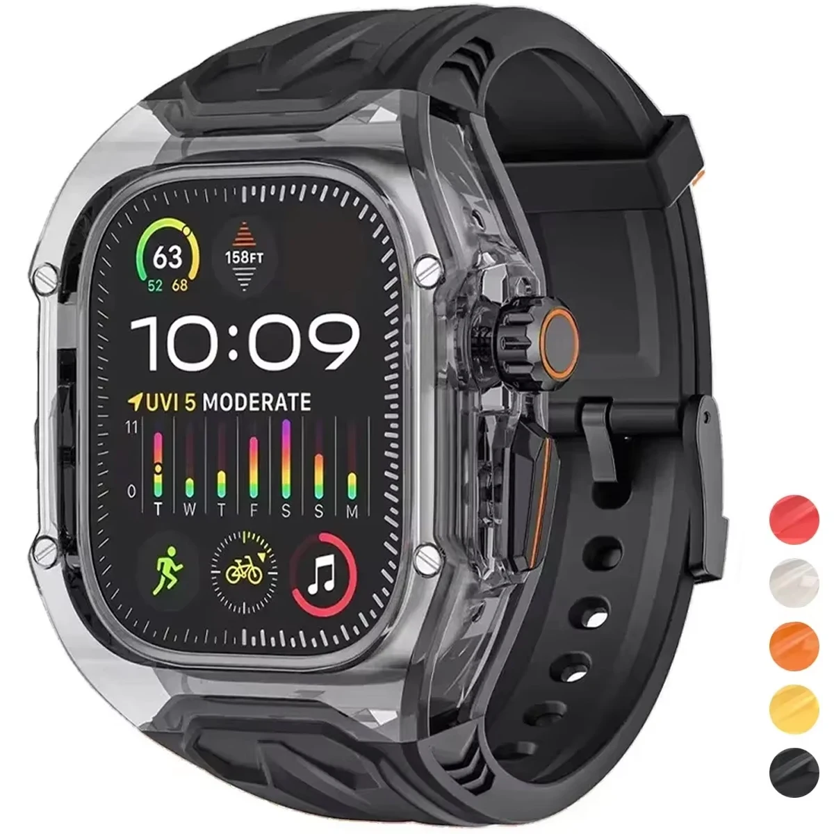 Transparent Modification Kit with Strap and Case