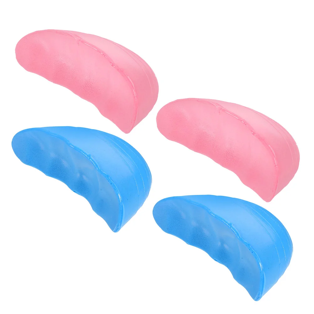 

2 Pairs Toe Plug Adjustment Tool Women's Shoe Inserts Filler for Sneakers Non-slip High Heel Shoes Pumps Big