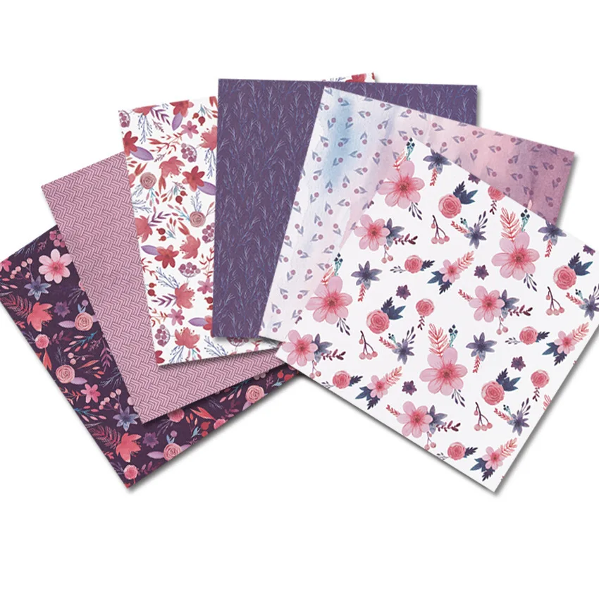 24 /12 Sheets Scrapbook Paper 15x15cm (6x6"),  Journaling Supplies Cardstock Backgrounds Album Card for DIY Art Craft Decorative - 5