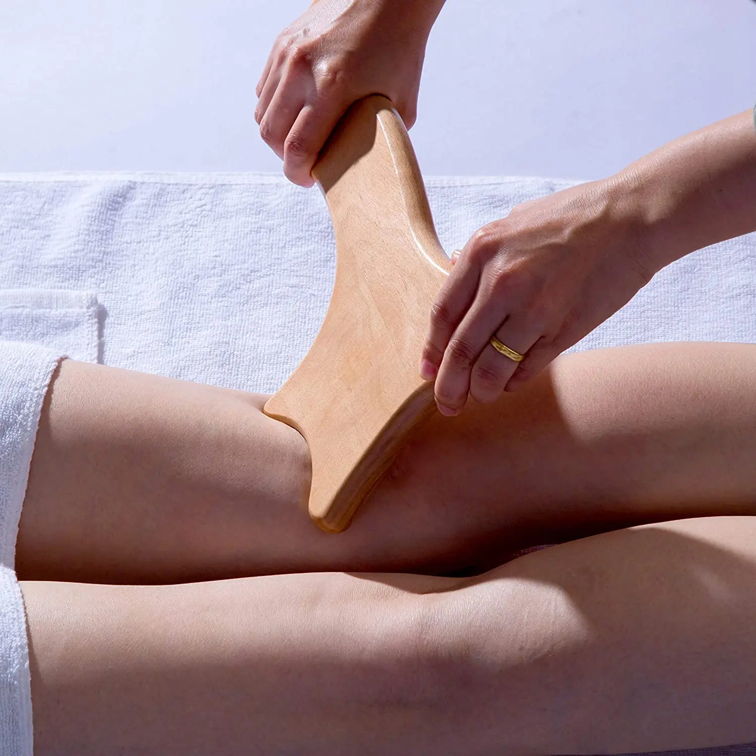 Massagerolle Aus Holz Zur Lymphdrainage Und Gua Sha Massage_voghion.com