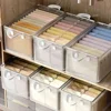 Pvc Transparent Storage Box Reinforced Handles Clothes Stackable Practical Sundries Boxes Storage Box Foldable Multi Purpose Bin 3
