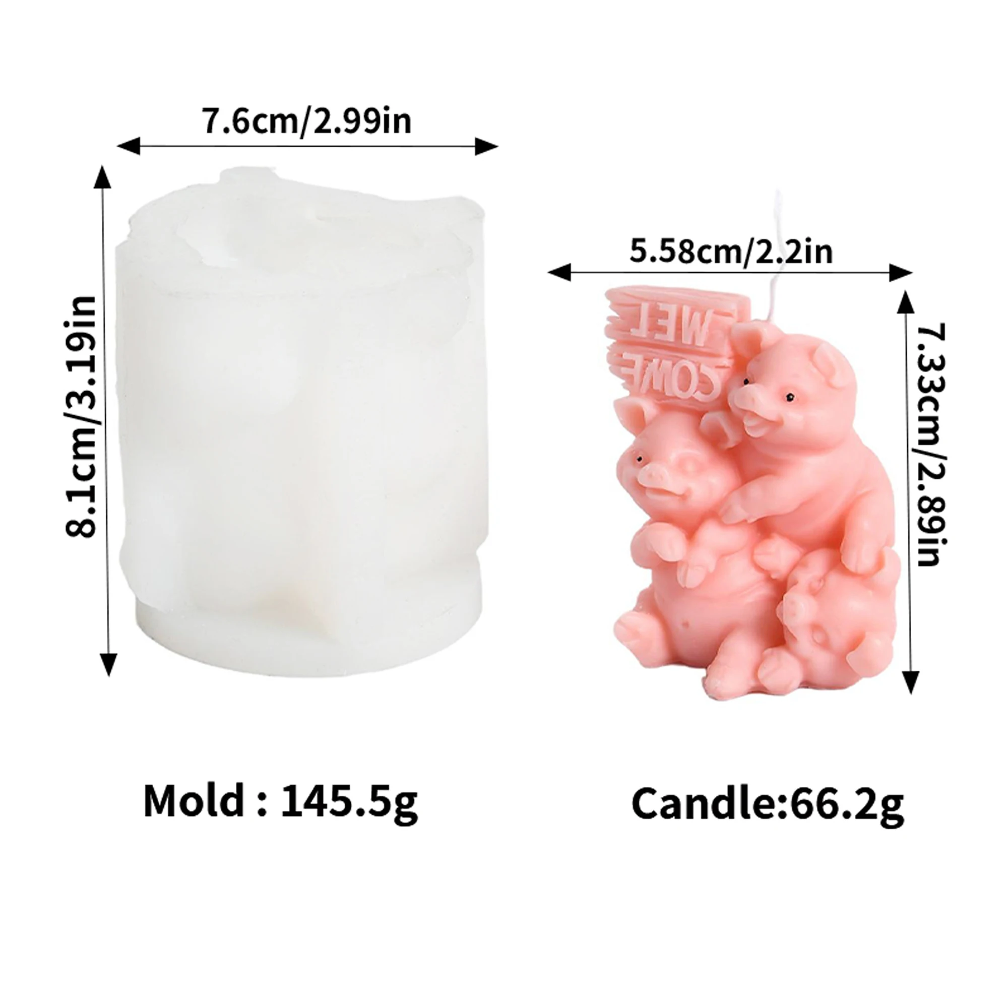Stampi Per Candele Stampo In Silicone Rotondo 3D Bruciatore Cera Fondente Stampo In Stampi Silicone Per Candele