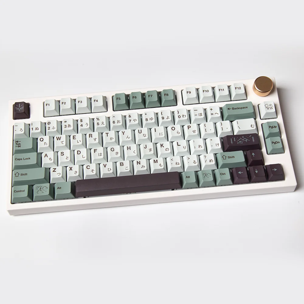 Chaves Gmk Clone Novembro Nevoeiro Keycaps Pbt Cherry Perfil Keycap para mx Switch Teclado Mecânico Dye-sub Tampas de Chave Japonesas 141 - Imagem 6
