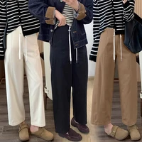 2025 Spring Pregnant Woman Harem Trousers Loose Casual Maternity Midi Pants Short Lady Wide Legs Pants 1