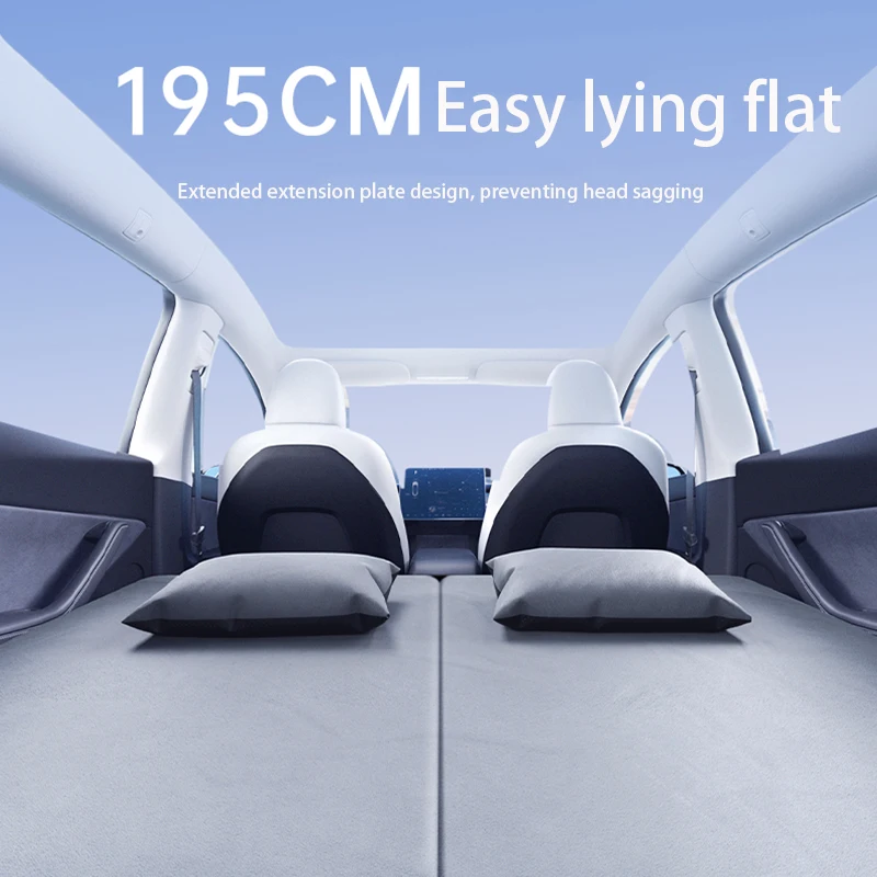 Camping Mattress For Tesla Model Y/3 Portable Foldable Memory Foam Travel Sleeping Mattress Storage Bag Accessories