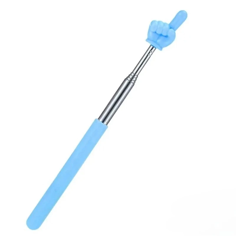 Steel Teaching Pointer, Telescopic Rod, Finger Design, Finger Reading Stick, Tools, School Office Suppliesinteresting Objects