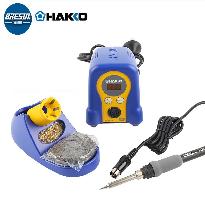 cheap stick welder Hakko FX888D Digital Soldering Station 220V 70W Adjustable Temperature High Quality Thermostat Upgraded Electric Soldering iron arc welders