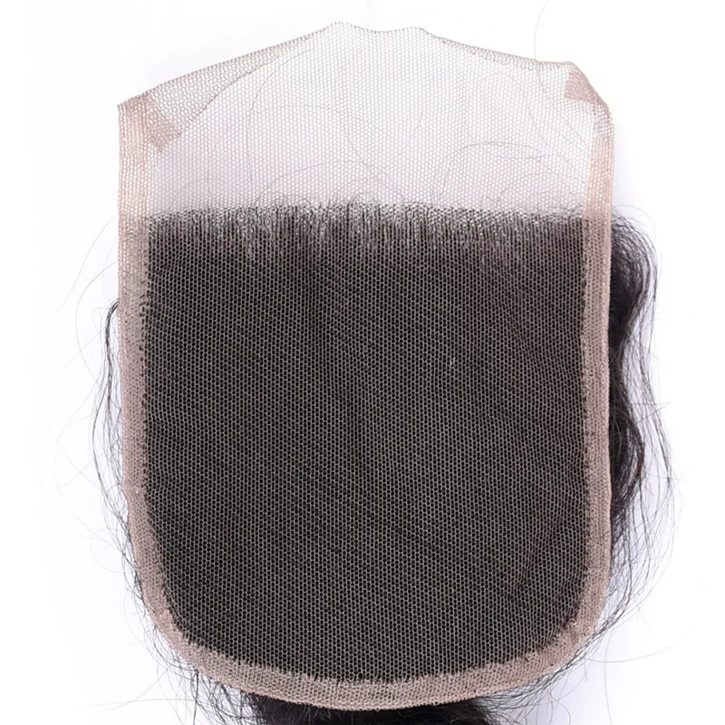 Loose Wave 4x4 Lace Closure Human Hair Pre-Plucked Natural Color Brazilian Virgin Hair Transparent Lace Closure For Women