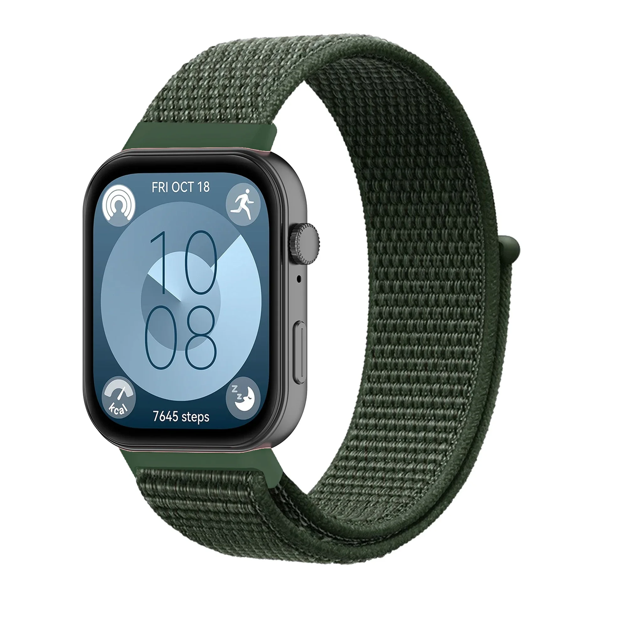 Nylon Loop Strap Woven Sports Smartwatch Wristband Bracelet