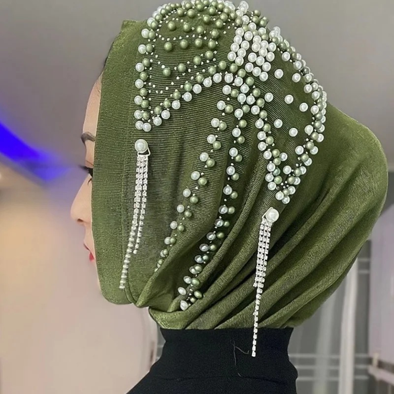 Freeshipping Hijab Muslim Women Shawl Headscarf Luxury Tassels Chiffon Scarf  Malaysia Prayer Kufi Islam Saudi Arabia Fashion