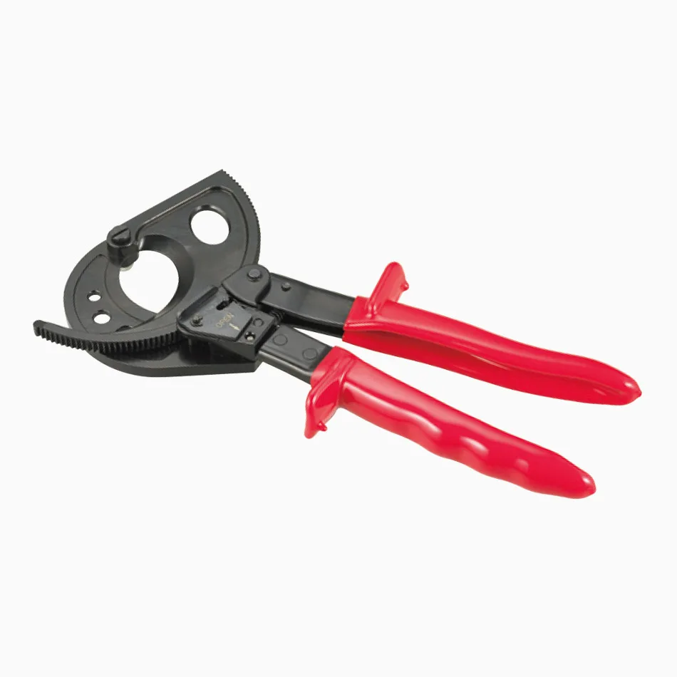 

HS-520A Ratchet cable shears cable cutter Not for cutting steel or steel wire Cutting range:400mm2 max