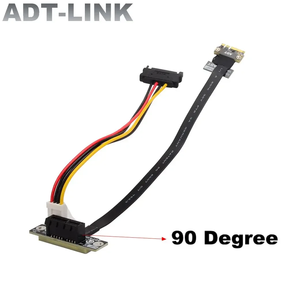 

Адаптер-переходник ADT-Link M.2 Wi-Fi Key A.E. к PCIe x1, переходник «штырь-гнездо», PCI-e 3,0 1x M.2 A.E Key A + E