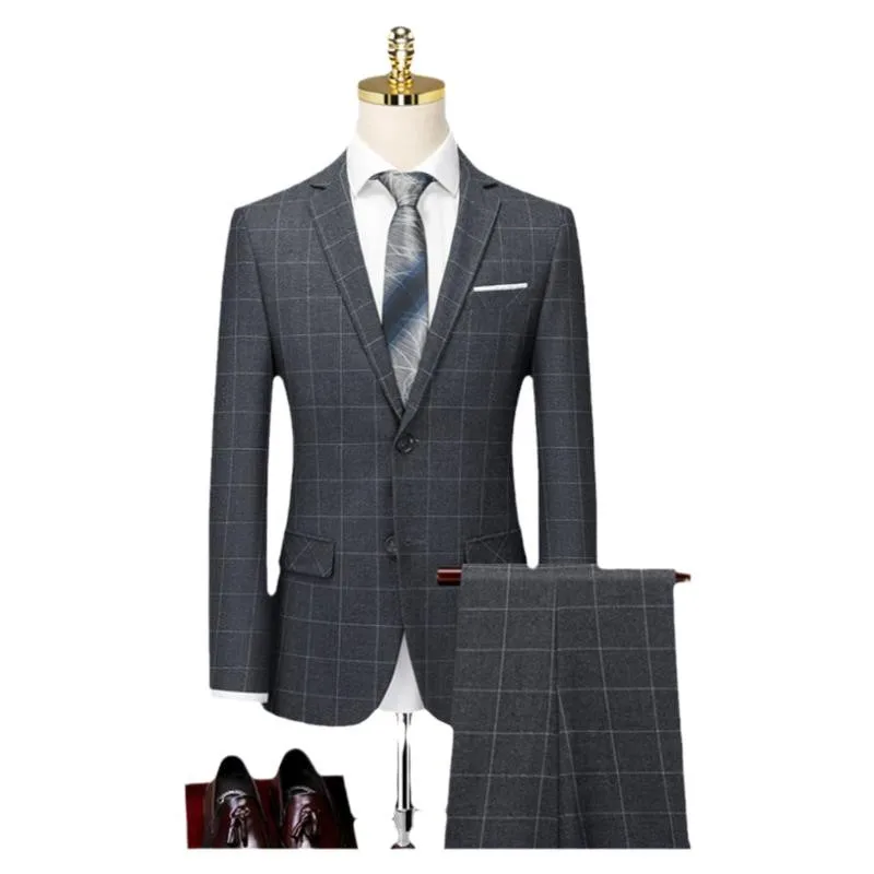 

Custom Made Groom Wedding Dress Blazer Pants Business High-end Classic Dress Trousers ZHA05-72599