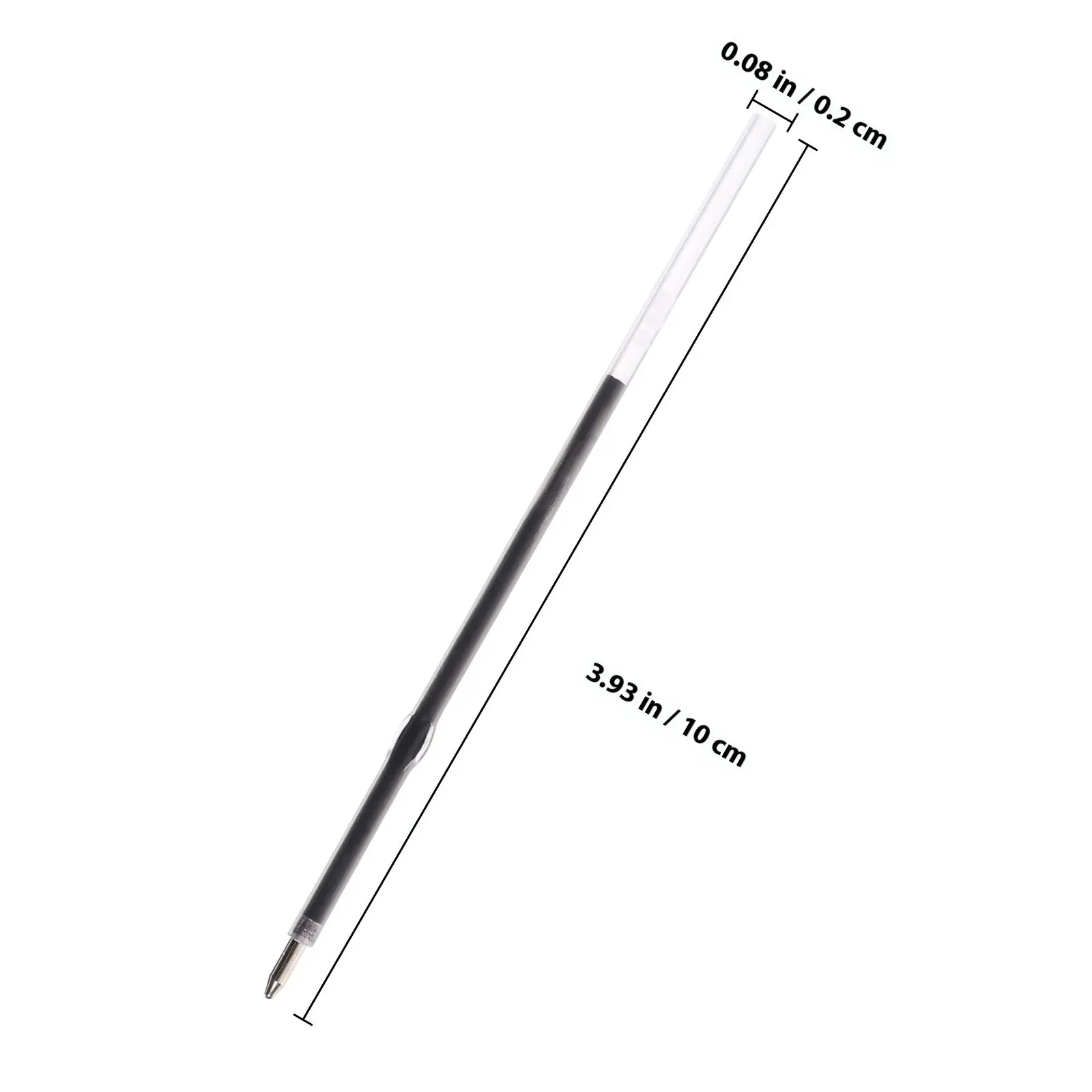 100Pcs 중성 젤 펜 잉크 리필 프레스 타입 펜 리필 사무용품 부드러운 쓰기 펜용 튼튼한 잉크 리필