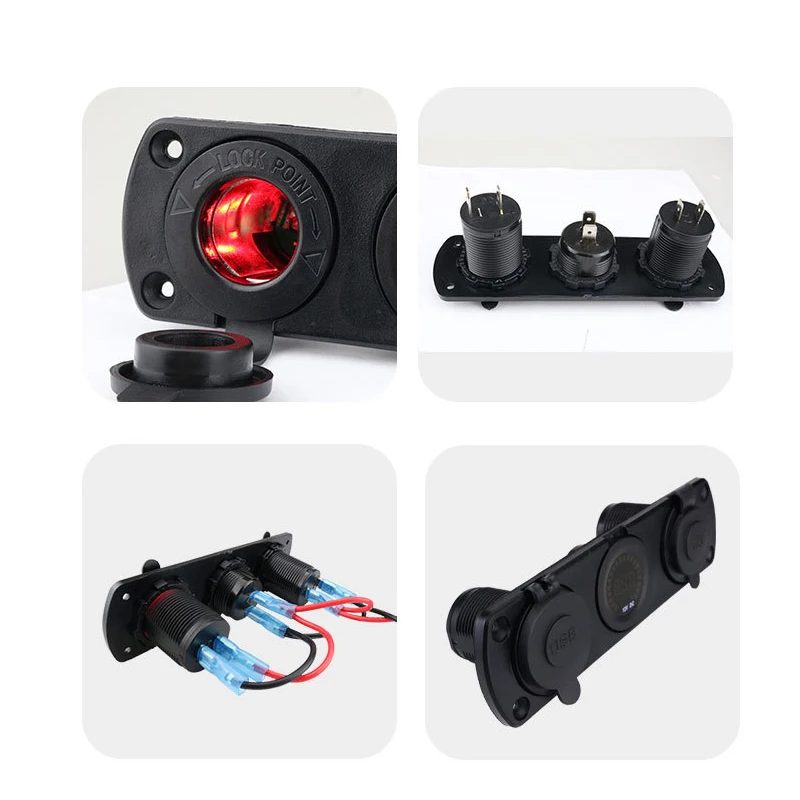  12V 3  г  USB ڵ    , äο ȭ а  ׼