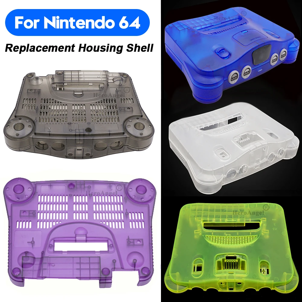 4 Colors Replacement Plastic Housing Shell Translucent Case Compatible