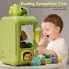 Dinosaur Claw Machine Toys Electronic Arcade Game Adjustable Catch Doll Machine Music Mini Vending Birthday Gift For Kids 3